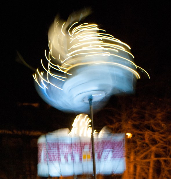 A parade of lanterns created by local school children has more power than any weapon I can think of.